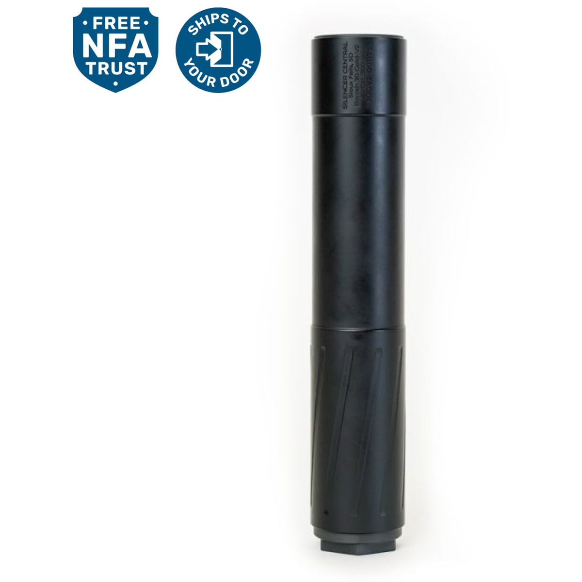 BANISH SUPPRESSORS - BANISH 30 GOLD-V2 30 CALIBER RIFLE SUPPRESSOR
