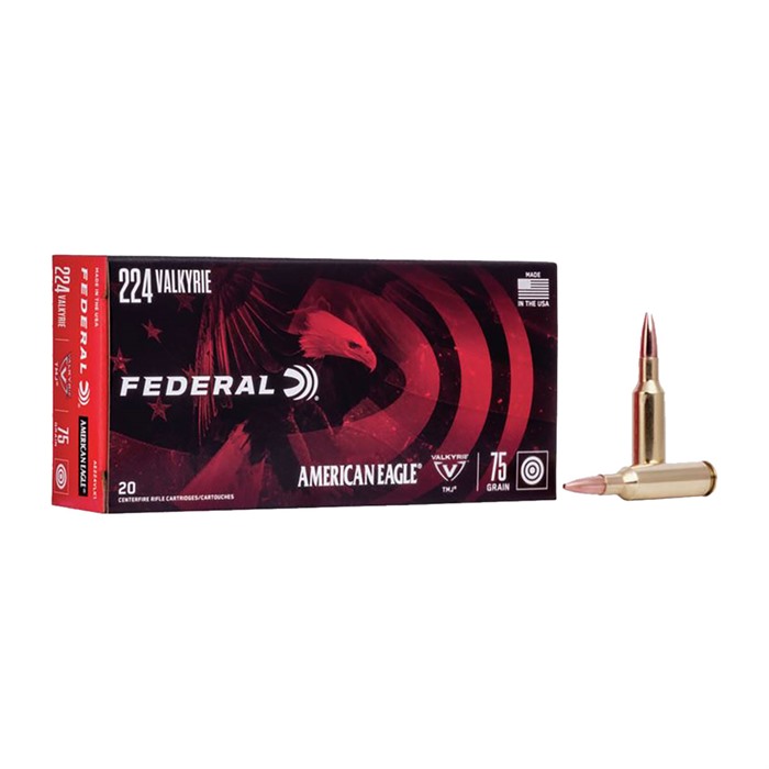 FEDERAL - AMERICAN EAGLE 224 VALKYRIE RIFLE AMMO