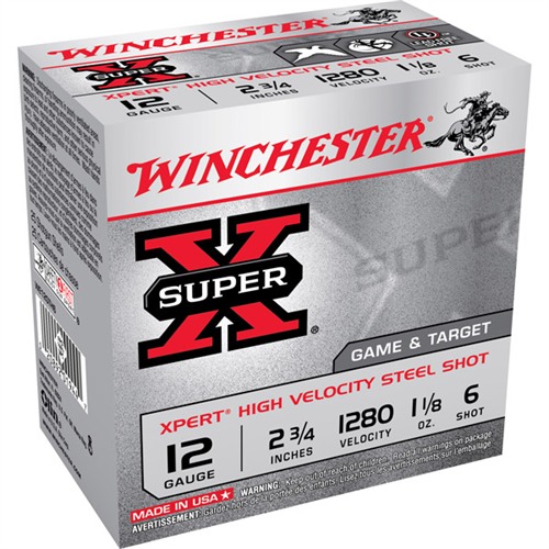 WINCHESTER - SUPER-X XPERT GAME & TARGET #6/6.5 SHOT SHOTGUN AMMO