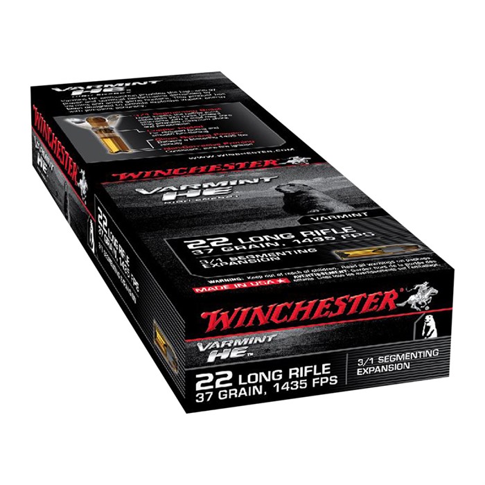 WINCHESTER - VARMINT HIGH ENERGY 22 LONG RIFLE RIMFIRE AMMO