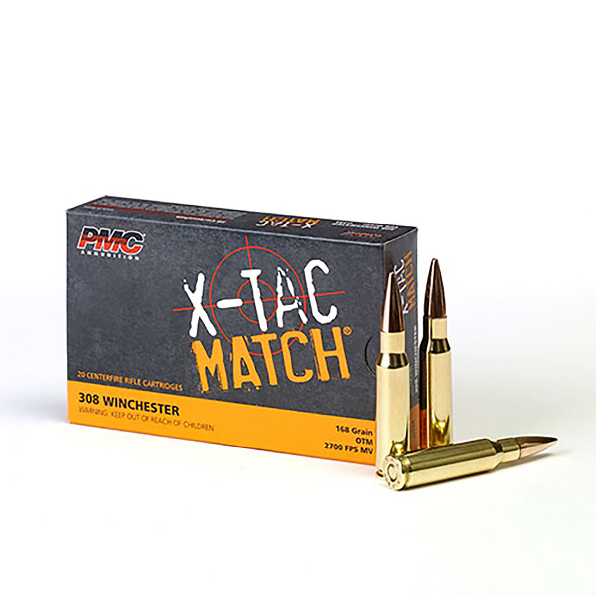 PMC AMMUNITION, INC. - X-TAC MATCH 308 WINCHESTER RIFLE AMMO