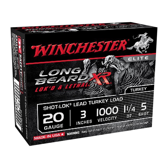 WINCHESTER - LONG BEARD XR TURKEY LOAD 20 GAUGE SHOTGUN AMMO