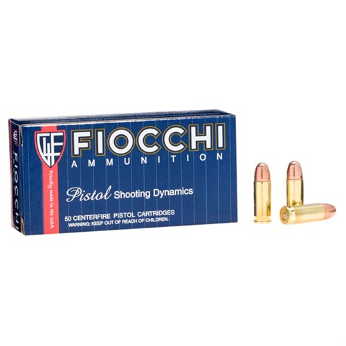 FIOCCHI AMMUNITION - Fiocchi Shooting Dynamics 38 Super Auto 129gr FMJ 50/bx