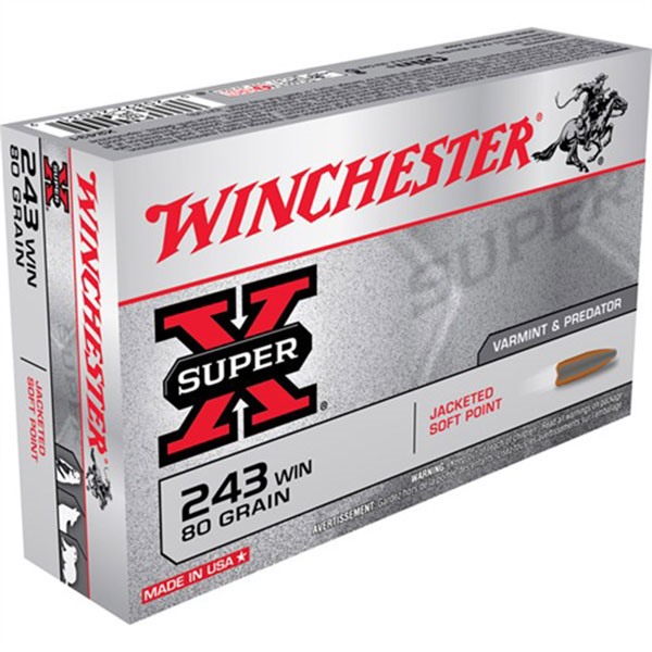 WINCHESTER - SUPER-X 243 WINCHESTER RIFLE AMMO