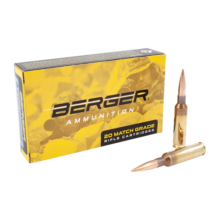 BERGER BULLETS - MATCH GRADE TACTICAL 6.5 CREEDMOOR OTM TACTICAL JHP RIFLE AMMO