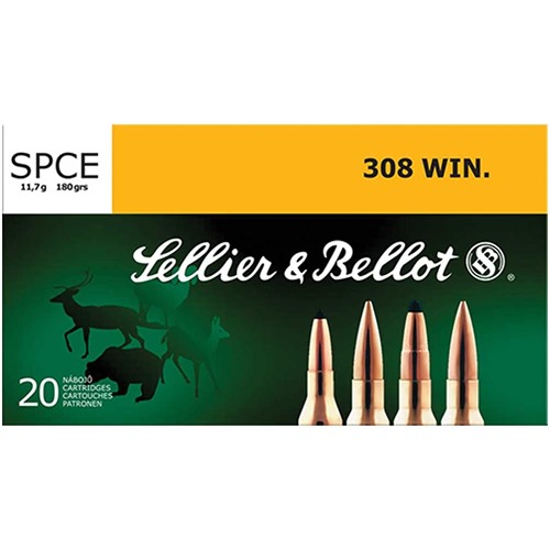 SELLIER & BELLOT - 308 WINCHESTER 180GR SPCE AMMO