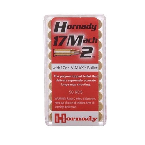 HORNADY - VARMINT EXPRESS® RIMFIRE 17 MACH 2 17GR V-MAX® AMMO