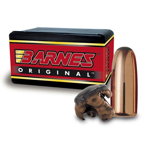 BARNES BULLETS - ORIGINAL™ 458 CALIBER (.458") FLAT NOSE FLAT BASE RIFLE BULLETS