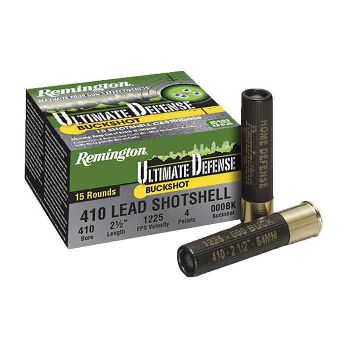 REMINGTON - HD ULTIMATE DEFENSE AMMO 410 BORE 3" 5 PELLET 000 BUCKSHOT