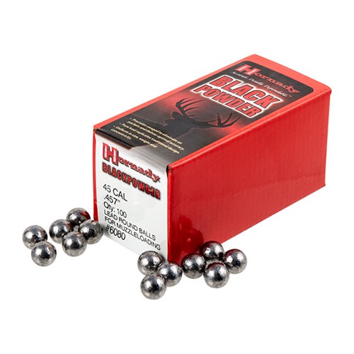 HORNADY - ROUND BALLS 45 CALIBER MUZZLELOADING BULLETS