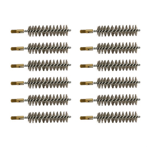 BROWNELLS - STANDARD LINE STAINLESS STEEL MUZZLELOADER RIFLE BORE BRUSHES