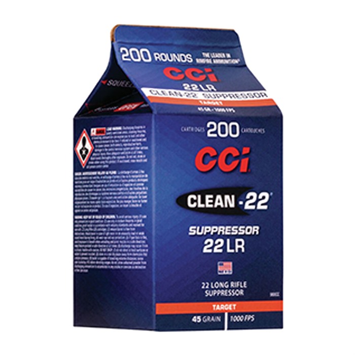 CCI - SUPPRESSOR CLEAN-22 22 LONG RIFLE AMMO