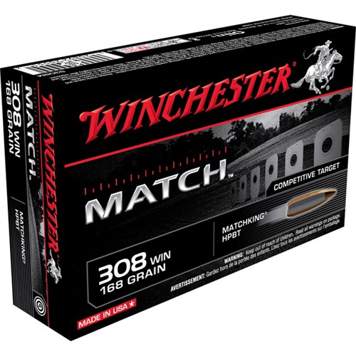 WINCHESTER - SUPREME MATCH 308 WINCHESTER RIFLE AMMO