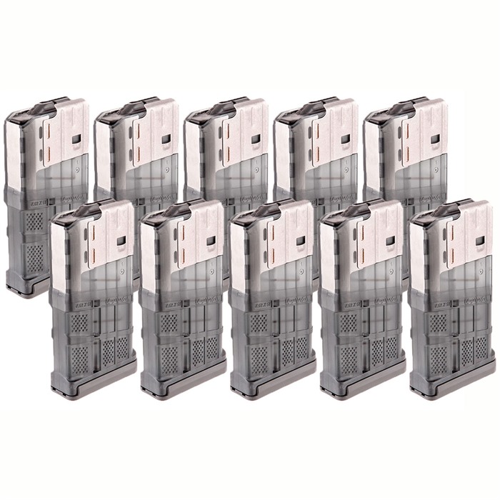 LANCER SYSTEMS - AR 308 L7AWM TRANSLUCENT SMOKE 20-RD MAGAZINES