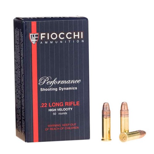 FIOCCHI AMMUNITION - FIOCCHI AMMO 22 LONG RIFLE 38 1250 50RDS