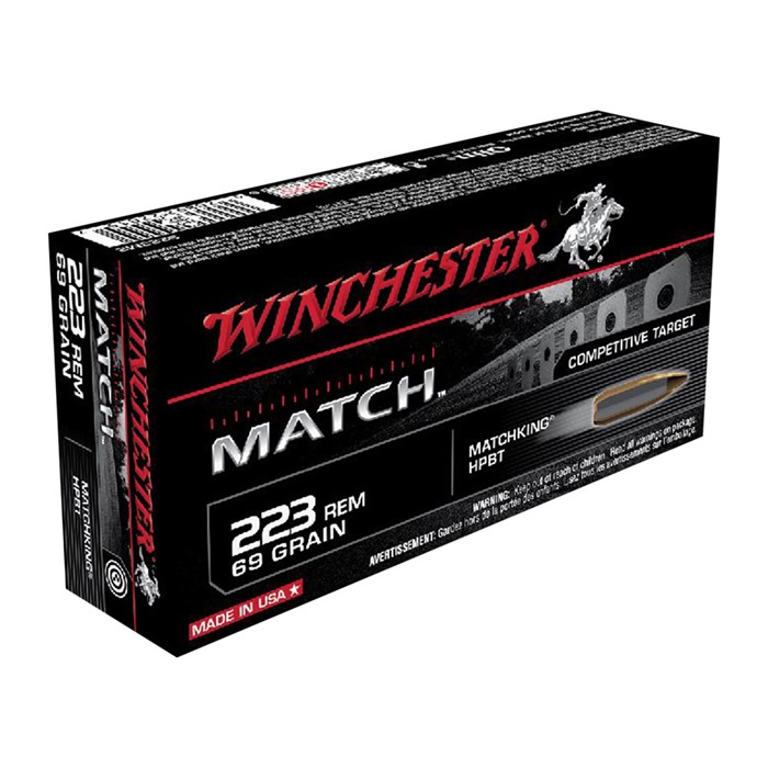 WINCHESTER - MATCH 223 REMINGTON RIFLE AMMO