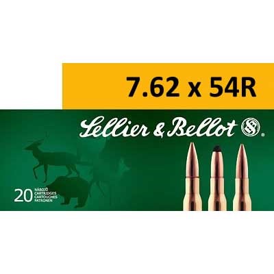SELLIER & BELLOT - 7.62X54MM RIMMED RUSSIAN 174GR HPBT AMMO