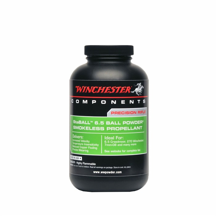 WINCHESTER - STABALL 6.5 SMOKELESS RIFLE POWDER