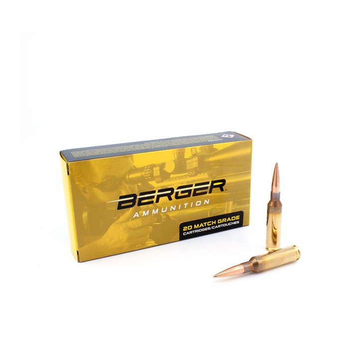 BERGER BULLETS - MATCH GRADE LR TARGET 6.5 CREEDMOOR LR HYBRID TARGET RIFLE AMMO