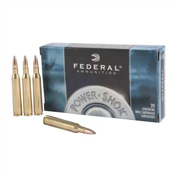 FEDERAL - POWER-SHOK AMMO 25-06 REMINGTON 117GR SP