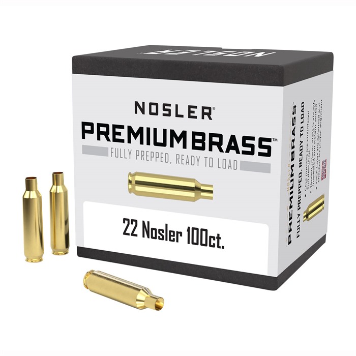 NOSLER, INC. - 22 NOSLER PREMIUM BRASS