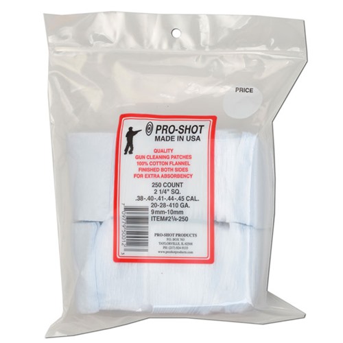 PRO SHOT PRODUCTS, INC - .38-.45 CALIBER/20-.410GAUGE. 21/4   SQ. 250