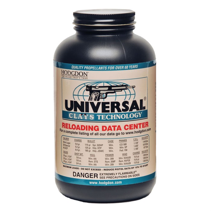 HODGDON POWDER CO., INC. - HODGDON UNIVERSAL CLAYS POWDER