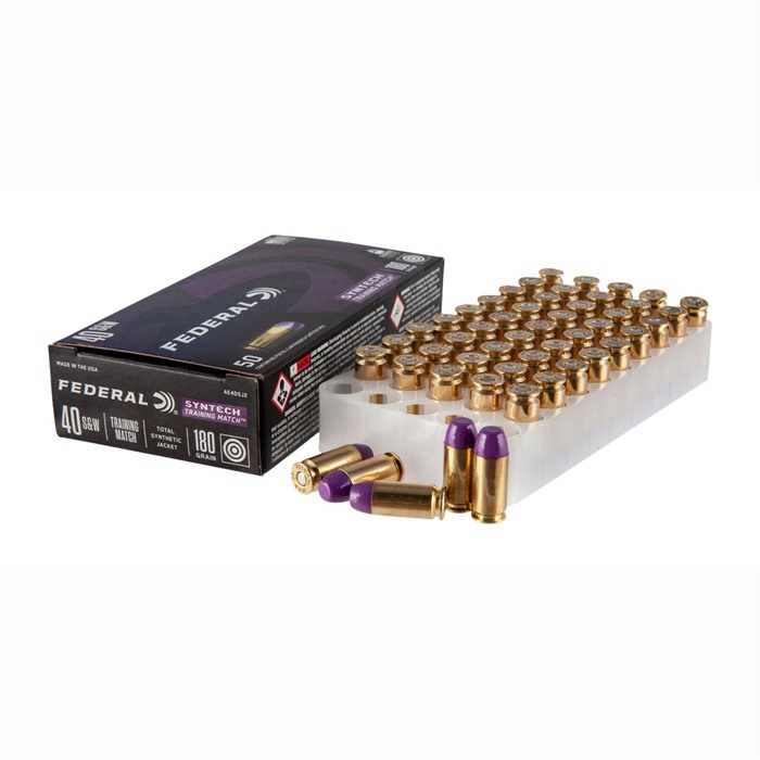 FEDERAL - SYNTECH TRAINING MATCH 40 S&W AMMO