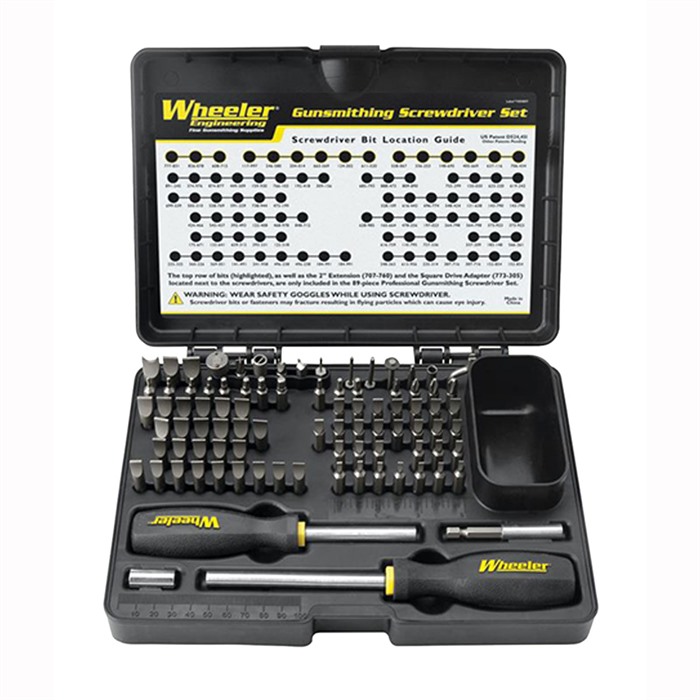 WHEELER ENGINEERING - PROFESSIONAL GUNSMITH SCREWDRIVER SET