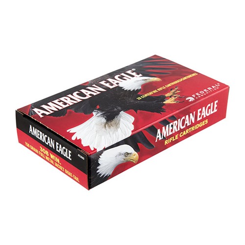 FEDERAL - AMERICAN EAGLE AMMO 308 WINCHESTER 150GR FMJ-BT