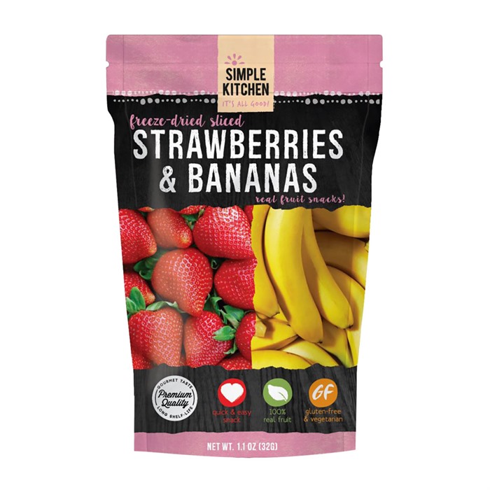 SIMPLE KITCHEN - FREEZE-DRIED STRAWBERRIES & BANANAS