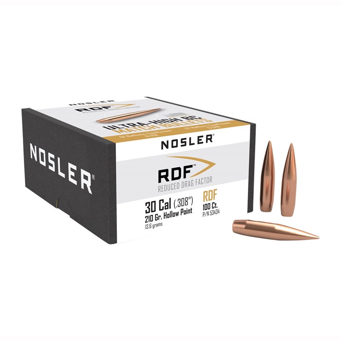 NOSLER, INC. - RDF 30 CALIBER (0.308") HPBT RIFLE BULLETS