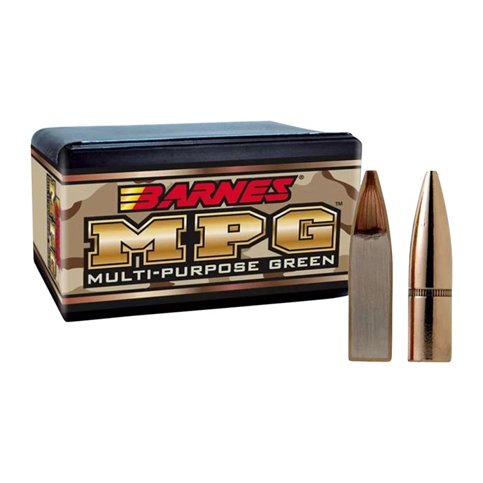 BARNES BULLETS - BARNES MUTLI-PURPOSE GREEN (MPG) 22 CALIBER (0.224') BULLETS