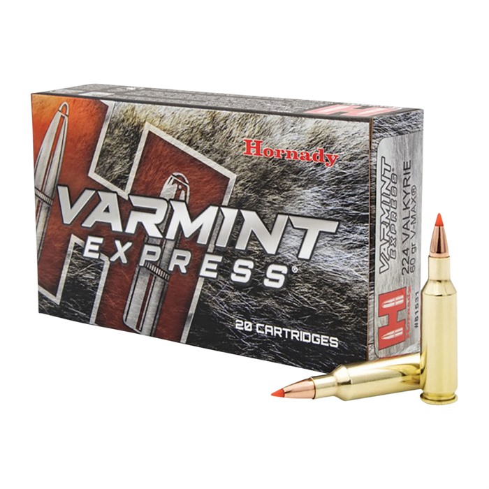 HORNADY - VARMINT EXPRESS 224 VALKYRIE RIFLE AMMO