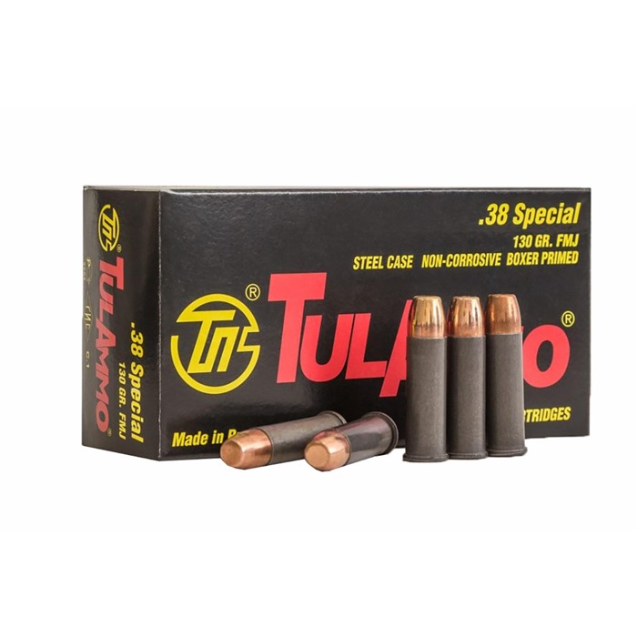 TULAMMO - STEEL CASE 38 SPECIAL AMMO