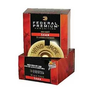 FEDERAL - WING-SHOK HIGH VELOCITY AMMO 12 GAUGE 3" 1-5/8 OZ #4 SHOT