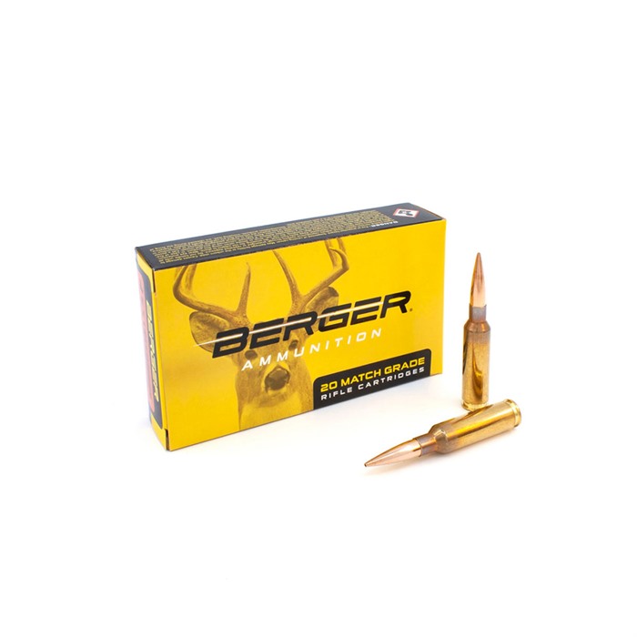 BERGER BULLETS - MATCH GRADE ELITE HUNTER 6.5 CREEDMOOR ELITE HUNTER RIFLE AMMO
