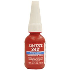 LOCTITE - #242 MEDIUM STRENGTH BLUE THREADLOCKER