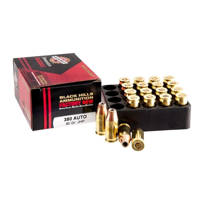 BLACK HILLS AMMUNITION - FMJ 380 AUTO AMMO