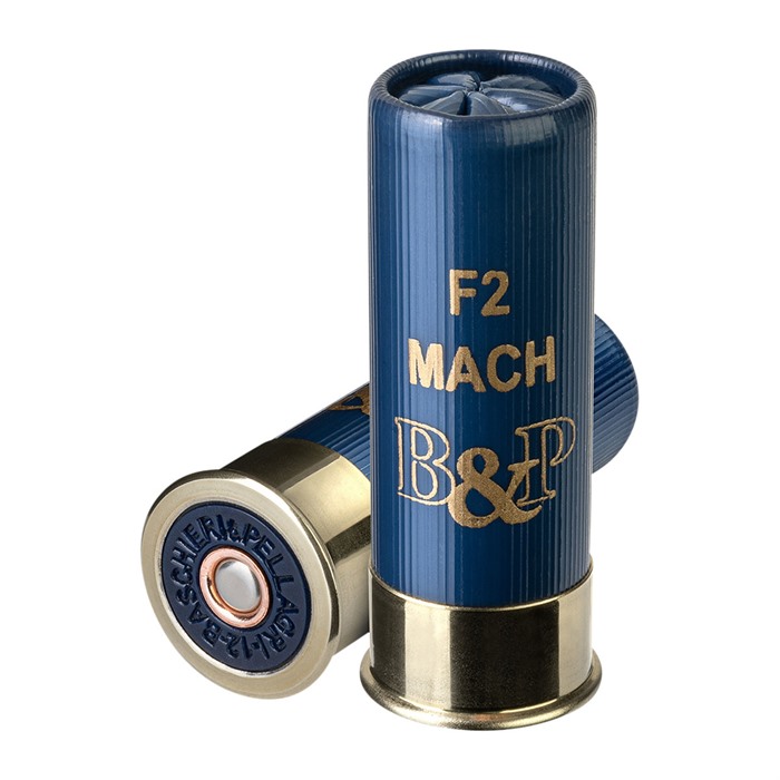 BASCHIERI & PELLAGRI CARTRIDGE - MACH 12 GAUGE 2-3/4” #8 SHOT SHOTGUN AMMO