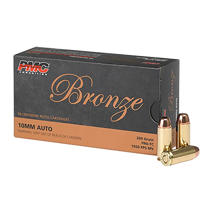 PMC AMMUNITION, INC. - BRONZE 10MM AUTO HANDGUN AMMO