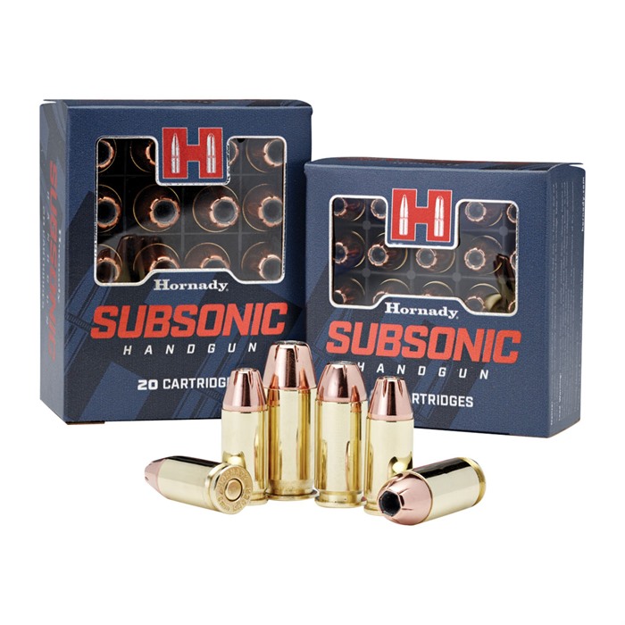 HORNADY - SUBSONIC 9MM LUGER HANDGUN AMMO