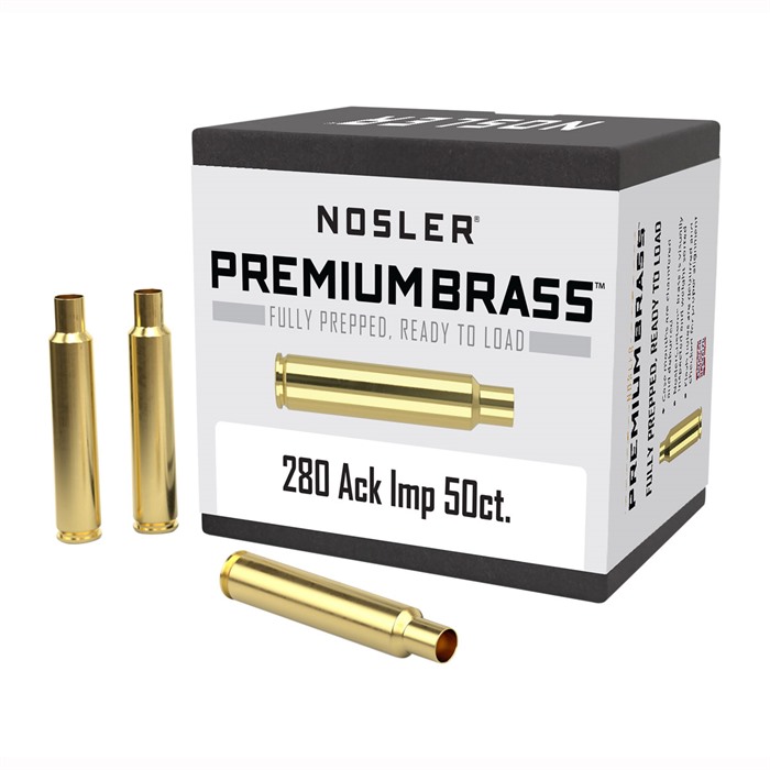 NOSLER, INC. - 280 ACKLEY IMPROVED PREMIUM BRASS