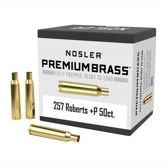 NOSLER, INC. - 257 ROBERTS +P PREMIUM BRASS