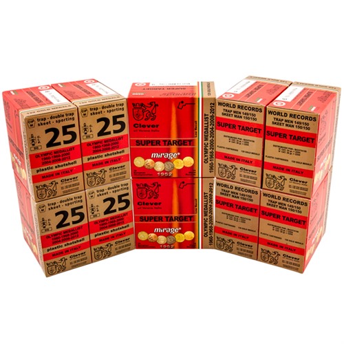 CLEVER - MIRAGE SUPER TARGET T1 12 GAUGE 2-3/4" #9 SHOT SHOTGUN AMMO