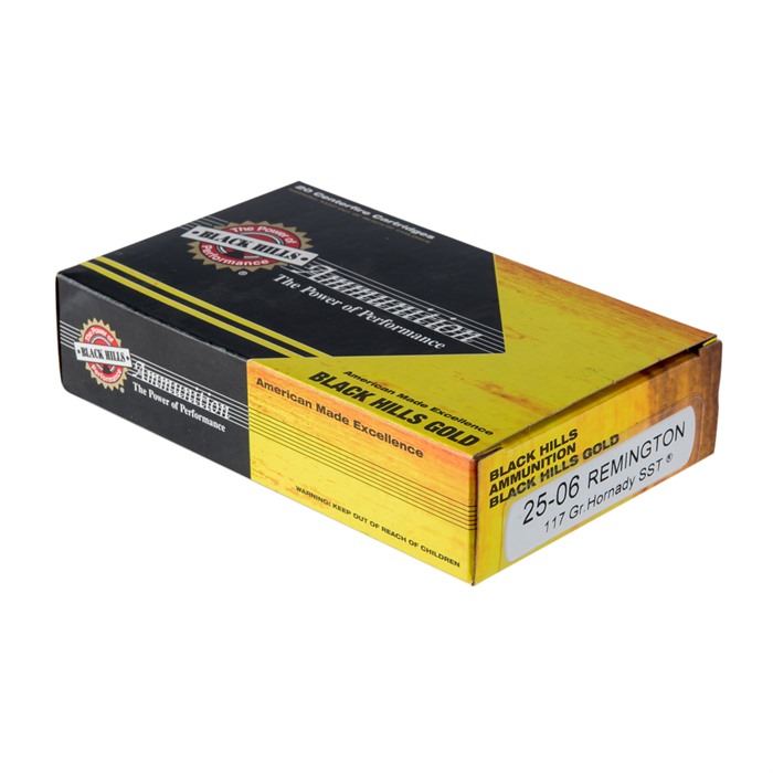 BLACK HILLS AMMUNITION - BLACK HILLS GOLD SST 25-06 REMINGTON AMMO