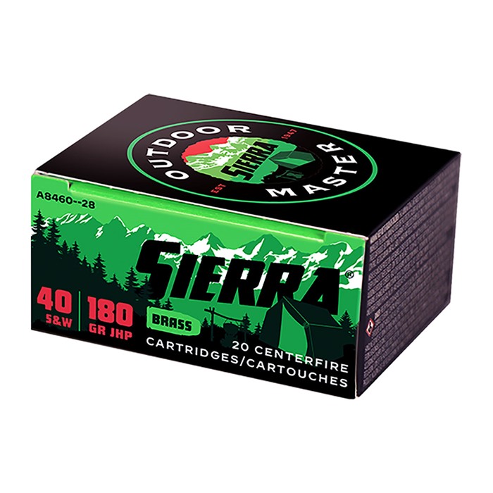 SIERRA BULLETS, INC. - OUTDOOR MASTER 40 S&W AMMO