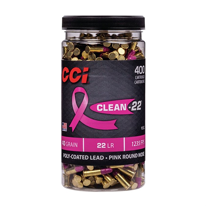 CCI - CLEAN-22 PINK 22 LONG RIFLE HV TARGET AMMO