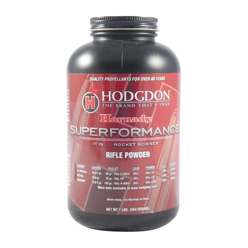 HODGDON POWDER CO., INC. - HODGDON SUPERFORMANCE SMOKELESS POWDER