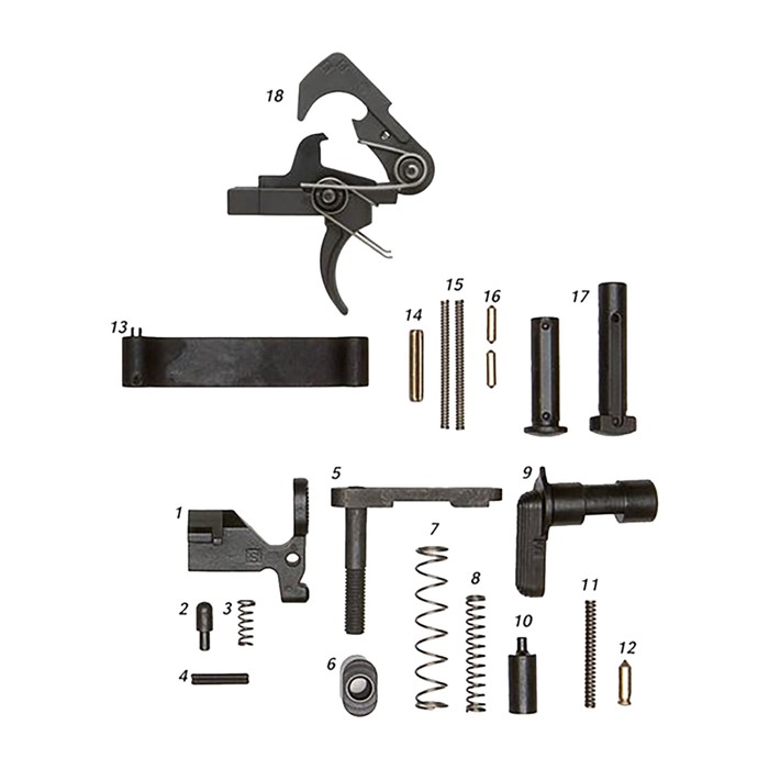 ALG DEFENSE - AR-15 LOWER PARTS KIT W/ QMS TRIGGER